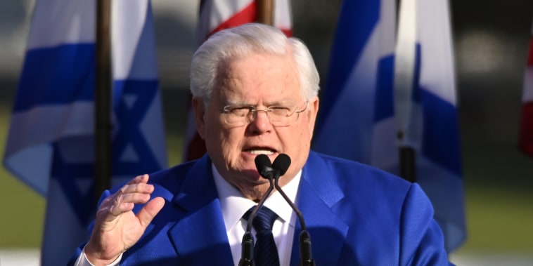 Pastor John Hagee during 'March For Israel'