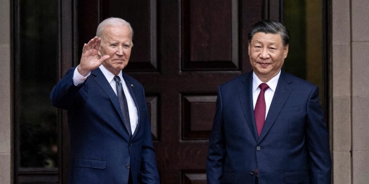 Image: President Joe Biden greets Chinese President Xi Jinping 