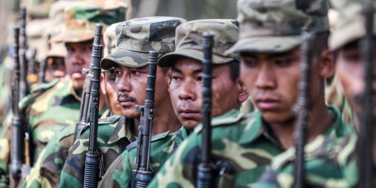 An ethnic resistance group in northern Myanmar says an entire army battalion surrendered to it
