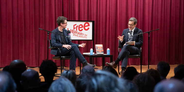 Rachel Maddow in conversation with Julian E. Zelizer at the Free Library of Philadelphia