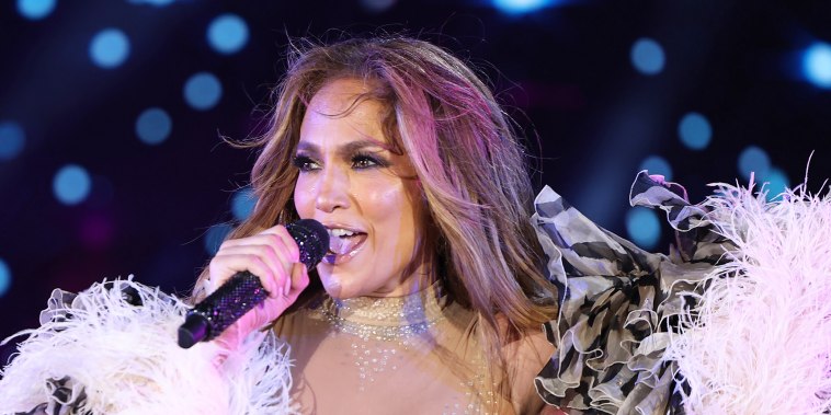 Jennifer Lopez performs 