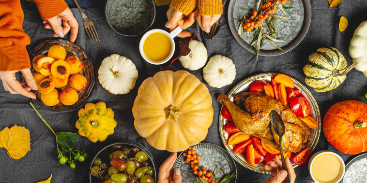 Thanksgiving festive table 