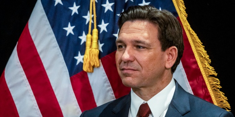 Image: Florida Governor and Republican presidential hopeful Ron DeSantis