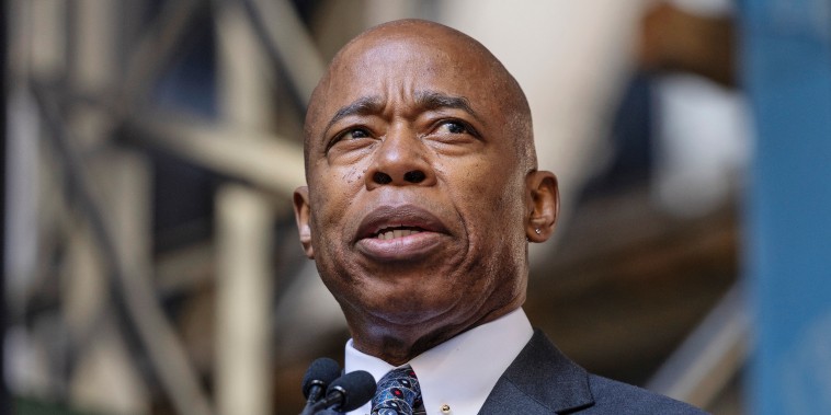 Mayor Eric Adams in New York on Nov. 20, 2023.