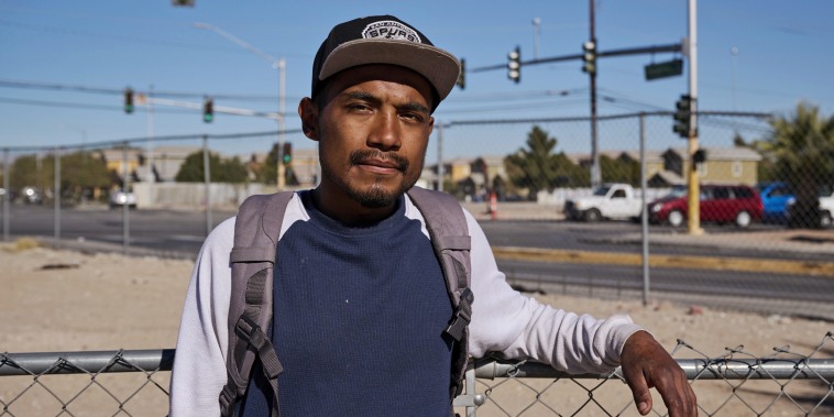 Shawn Fierro, 30, at a homeless encampment in Las Vegas.