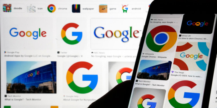 El logo de Google es mostrado en Nueva York, el 11 de septiembre de 2023.
