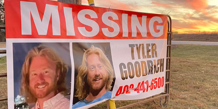 Tyler Goodrich Missing Banner