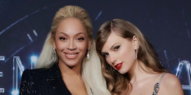 Beyonce and Taylor Swift at Renaissance premiere in London
