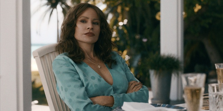 Sofia Vergara as Griselda in the new Netflix crime drama.