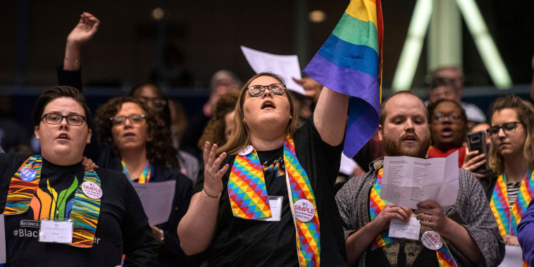 United Methodist rules forbid same-sex marriage rites and the ordination of “self-avowed practicing homosexuals,” but progressive Methodist churches in the U.S. have increasingly been defying these rules. 