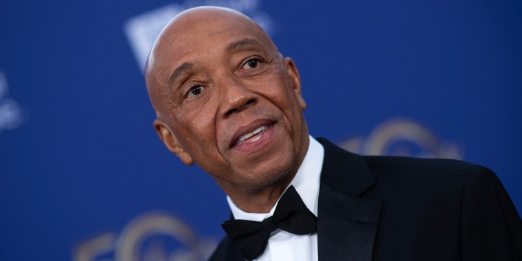Entrepreneur and writer Russell Simmons attends City of Hope's 2023 Spirit of Life Gala at the Pacific Design Center in West Hollywood, California on Oct. 18, 2023. 
