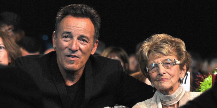 Bruce Springsteen and Adele Springsteen in Los Angeles,