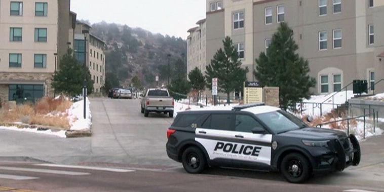 Authorities are investigating the fatal shooting of two people in a dorm room at the University of Colorado-Colorado Springs on Friday.