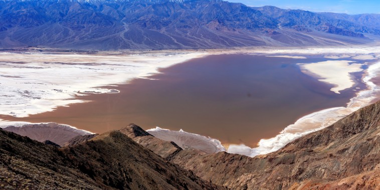Badwater Basin in Death Valley National Park in California, on March 4, 2024.