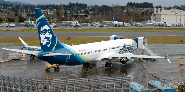 A Boeing 737 MAX 9 for Alaska Airlines