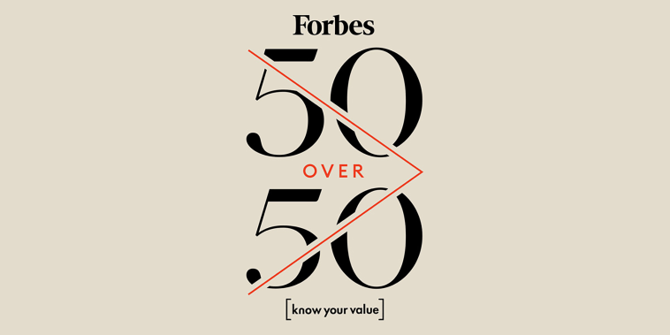 Forbes 50 over 50 logo