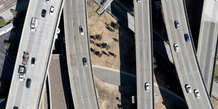 MacArthur Freeway Maze aerial