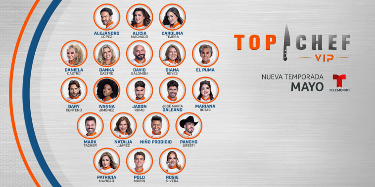 Estas son las 20 celebridades de Top Chef VIP 3