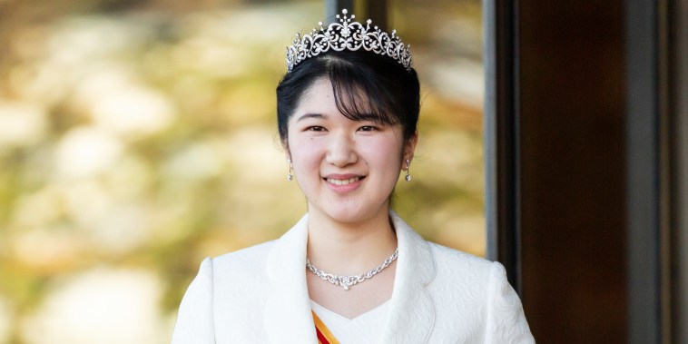 Japan's Princess Aiko Greets Media Upon Her Coming-of-age