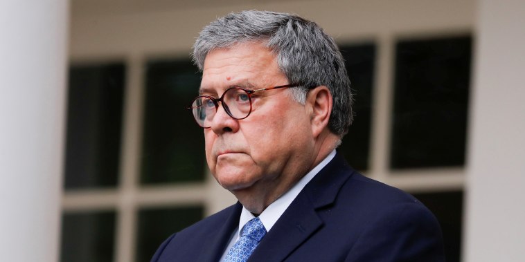 Bill Barr at the White House