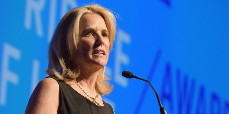 Kerry Kennedy speaks at the Robert F. Kennedy Human Rights Hosts Annual Ripple Of Hope Awards Dinner in 2017.