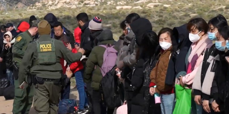 surge of chinese migrants NN video