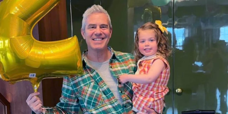 Andy Cohen and his daughter Lucy.
