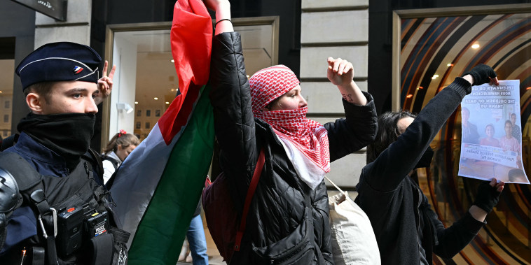 Pro-Palestinian protests in Paris