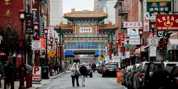 A view of the Chinatown neighborhood.