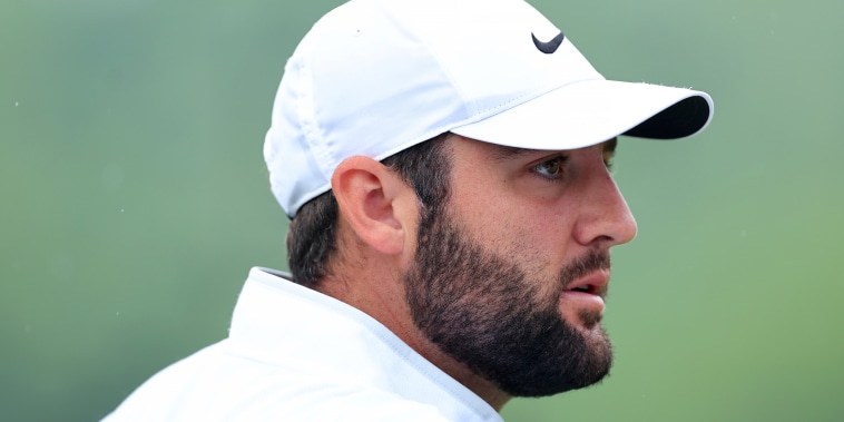 Scottie Scheffler of the U.S. 