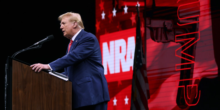 Donald Trump, Politicos And Gun Enthusiasts Attend Annual NRA Meeting In Dallas