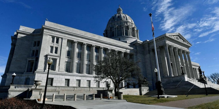 Missouri State Capitol building in Jefferson City on October 20, 2022.