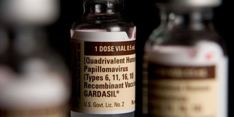 A bottle of Gardasil