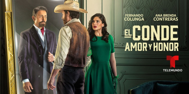 Imagen oficial de la nueva serie de Telemundo El Conde: Amor y Honor