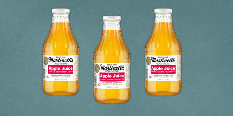 Martinelli Apple Juice Recall
