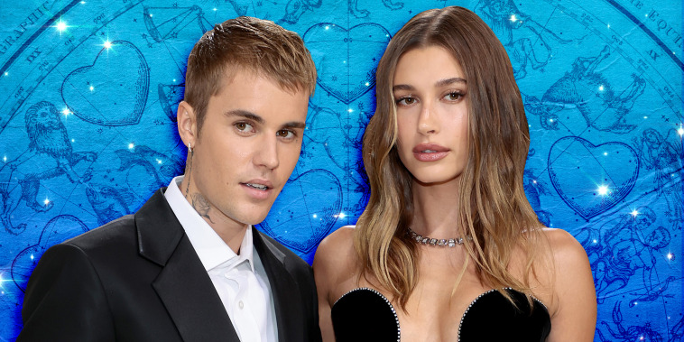 Hailey and Justin Bieber illustration