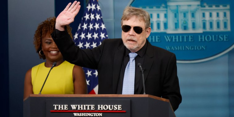 Actor Mark Hamill Visits The White House