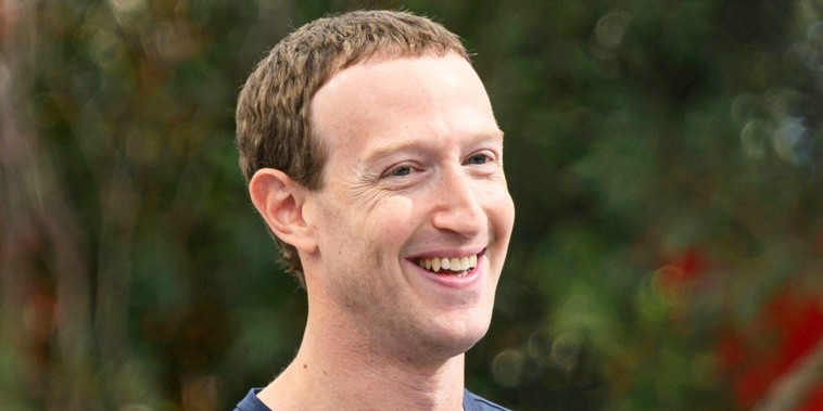 Mark Zuckerberg smiling.