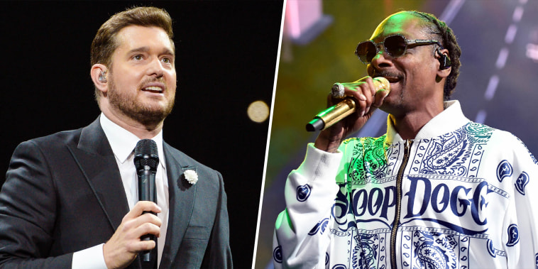 Michael Buble and Snoop Dogg
