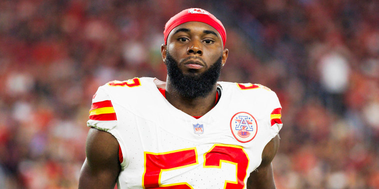 BJ Thompson of the Kansas City Chiefs in 2023 preseason game.