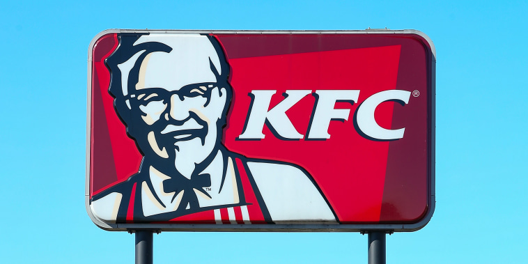KFC restaurant sign. is seen in Bloomsburg.