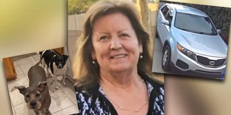 Yvonne Mullican, her two dogs, and her 2012 Kia Sorrento