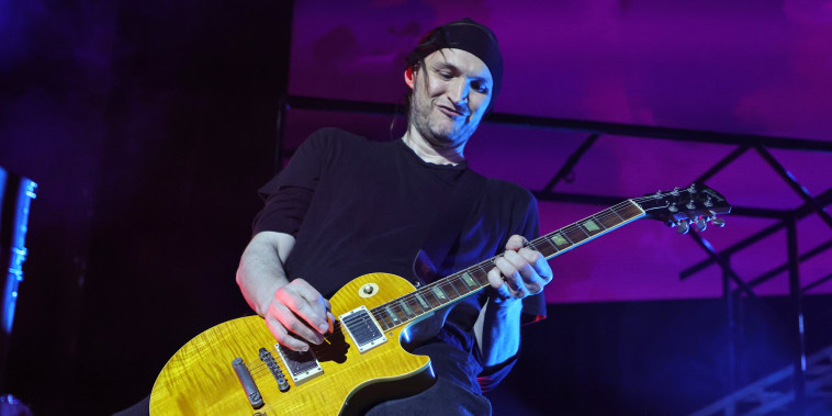 Guitarist Josh Klinghoffer performs with Jane's Addiction in Las Vegas on March 12, 2023.