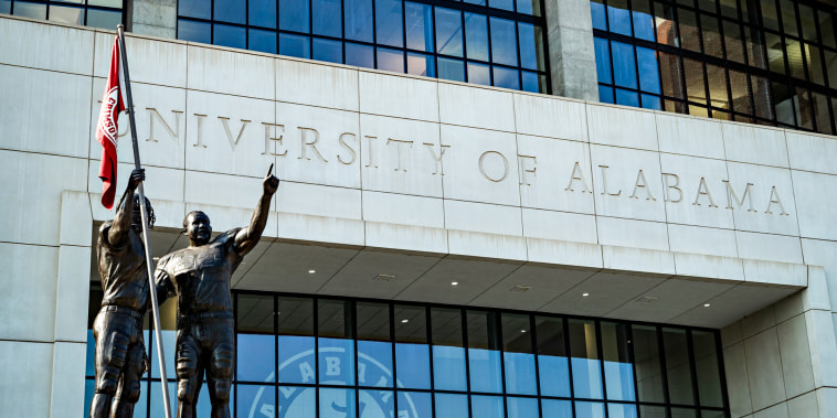 University of Alabama exterior campus building