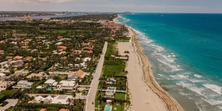 Aerial view of Palm Beach