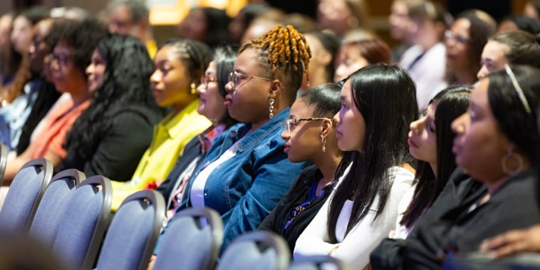 Attendees at the YWCA GenZ voters town hall.