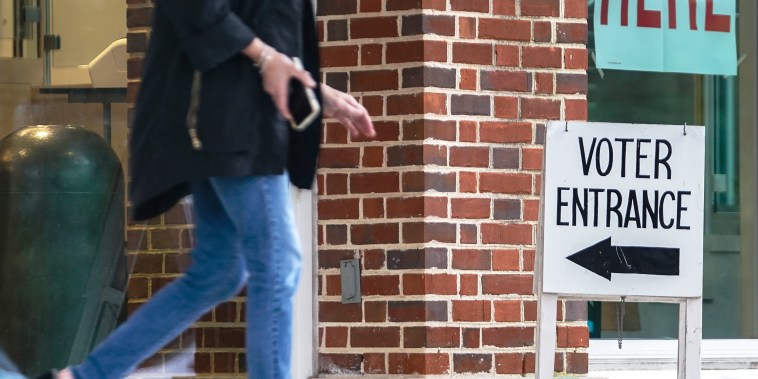 Voters Cast Ballots In States Across The Nation On Super Tuesday