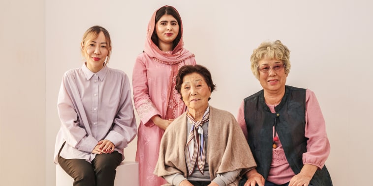 Sue Kim, Malala Yousafzai, Jang Soon Duk and Lee Hee Soon.