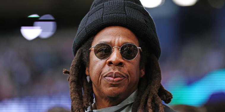 Jay-Z at the Champions League final in London on June 1, 2024. 