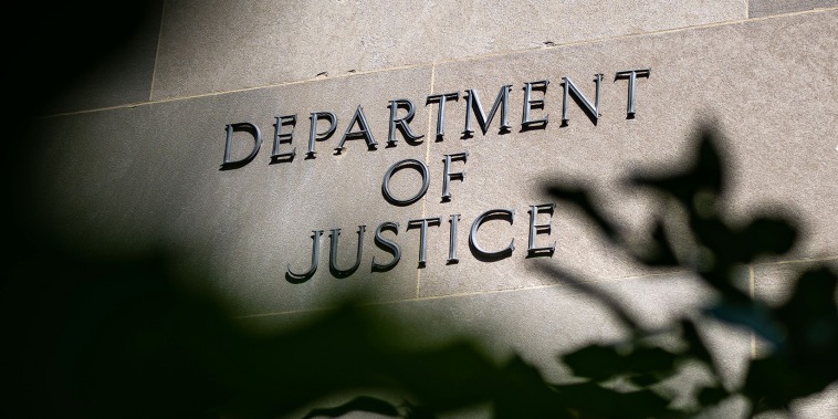 Department of Justice Building in Washington DC DOJ